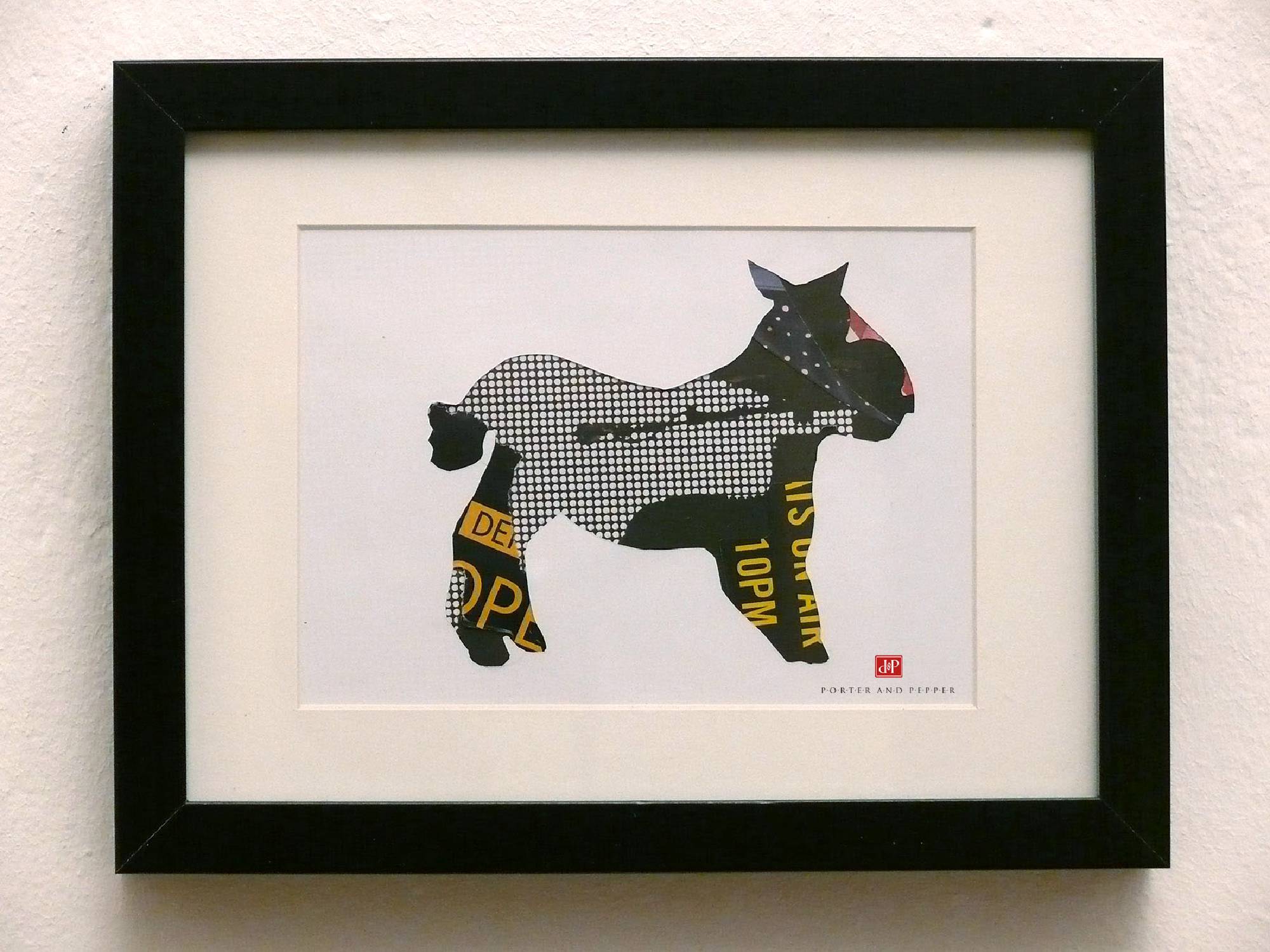 esel rahmen kunstdruck print
