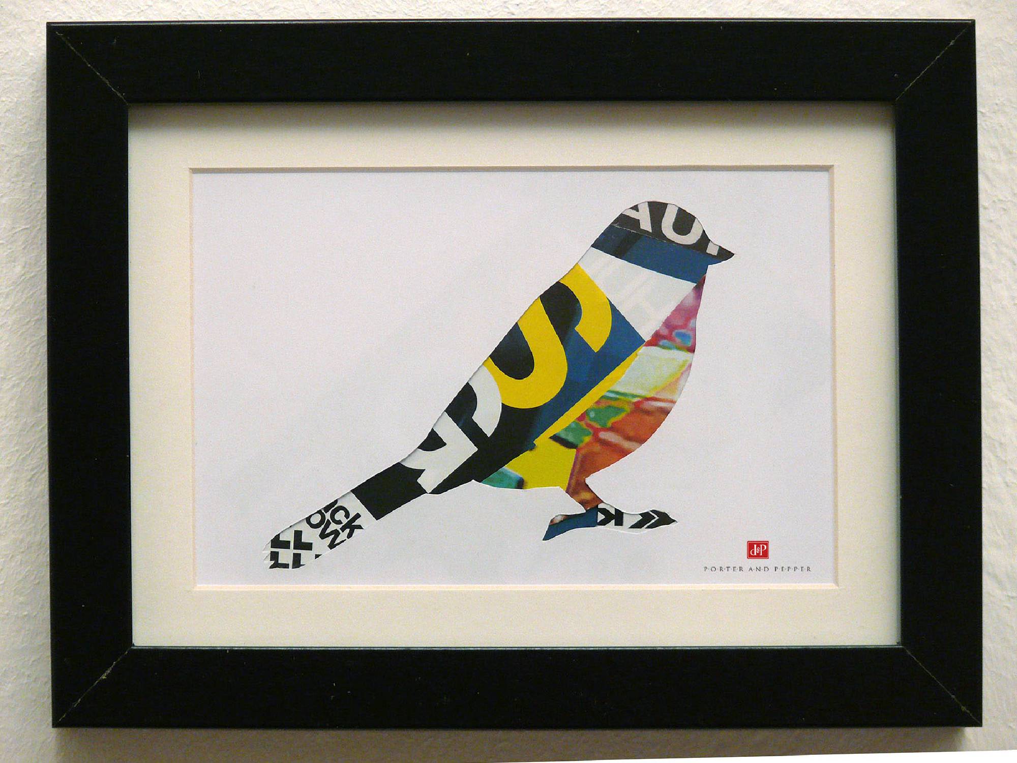 vogel rahmen kunstdruck print