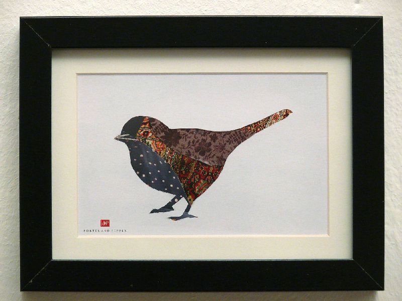 vogel rahmen kunstdruck art print