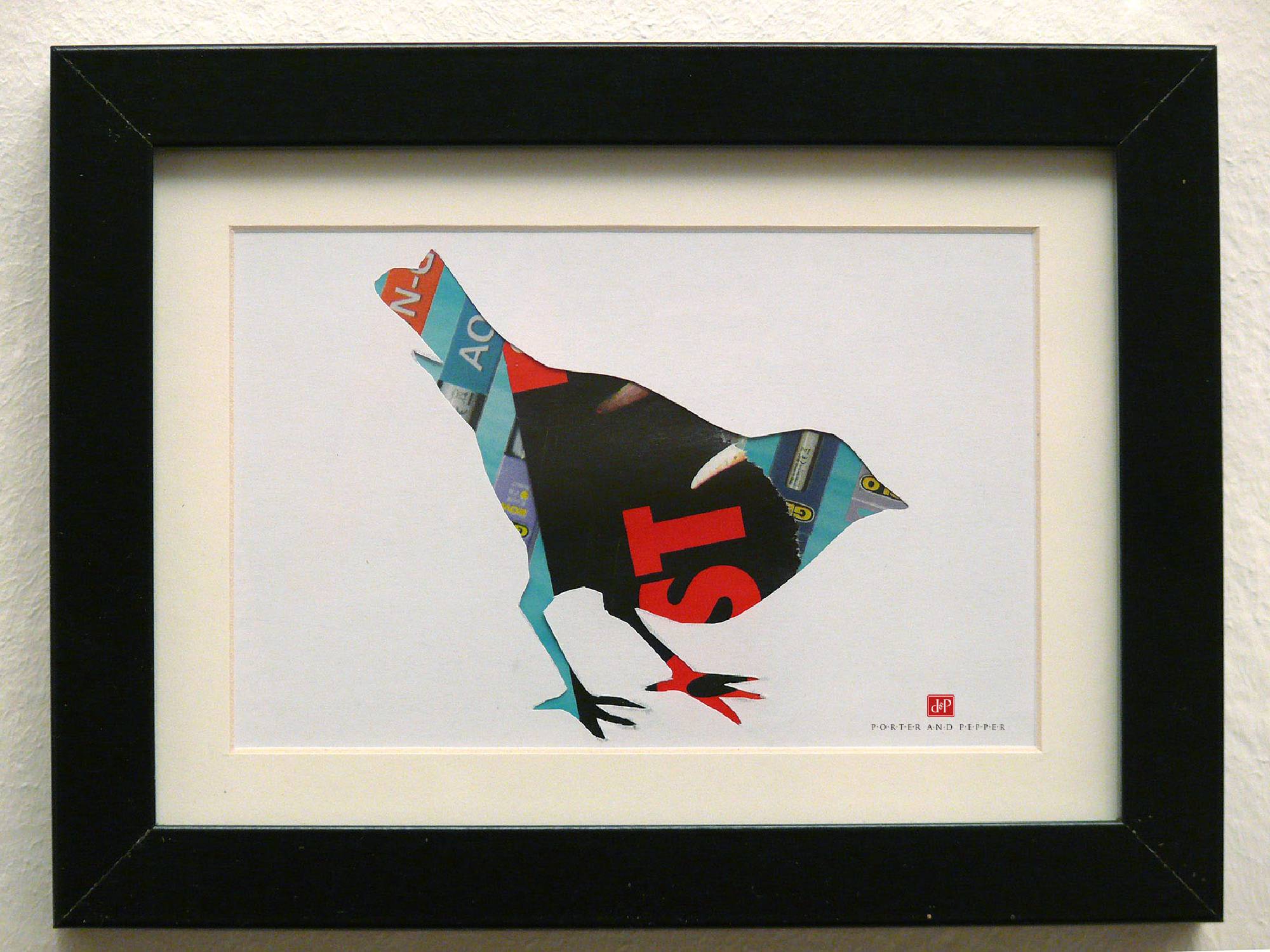 vogel rahmen kunstdruck art print