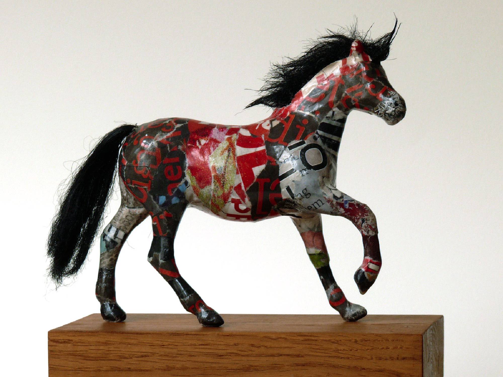pferd horse figur collage
