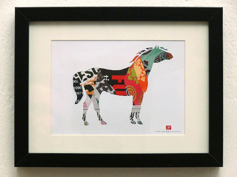pferd horse rahmen kunstdruck art print