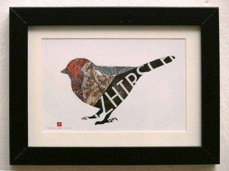 vogel rahmen kunstdruck art print