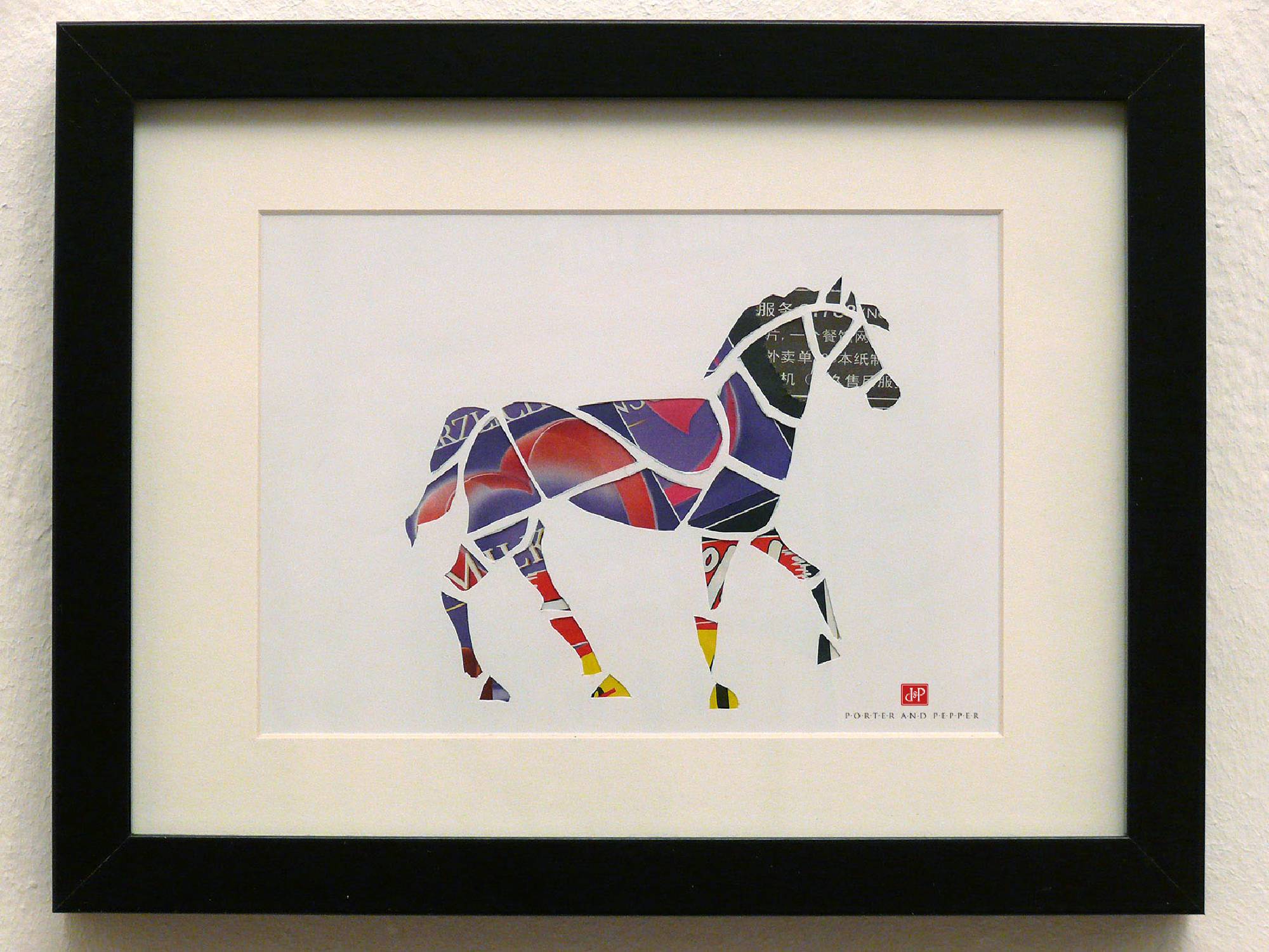 pferd horse rahmen kunstdruck art print