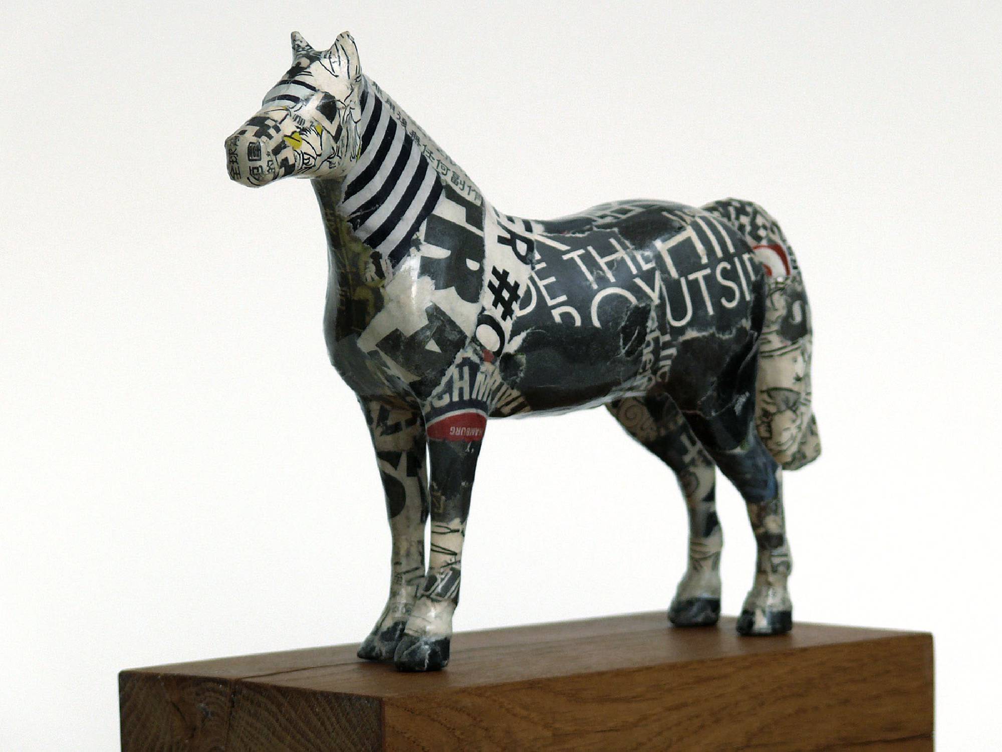 pferd horse figur collage