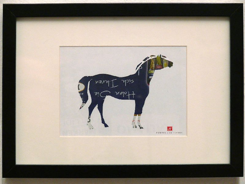 pferd horse rahmen kunstdruck art print