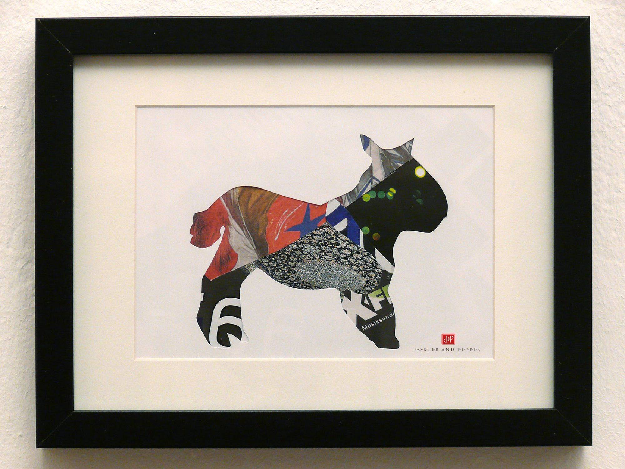 muli maultier rahmen kunstdruck art print